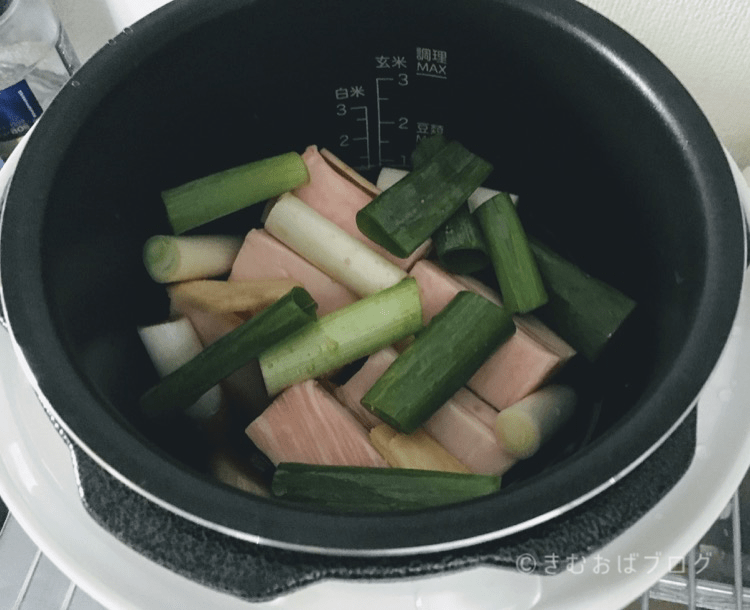 シロカ電気圧力鍋で豚の角煮を作る
