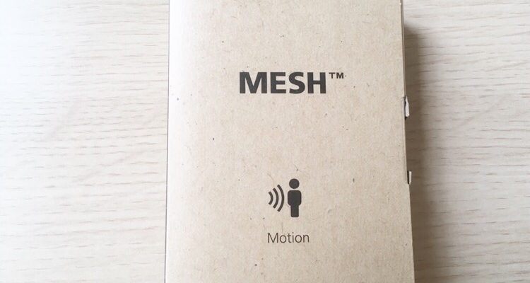 MESH 人感センサーブロックの外箱