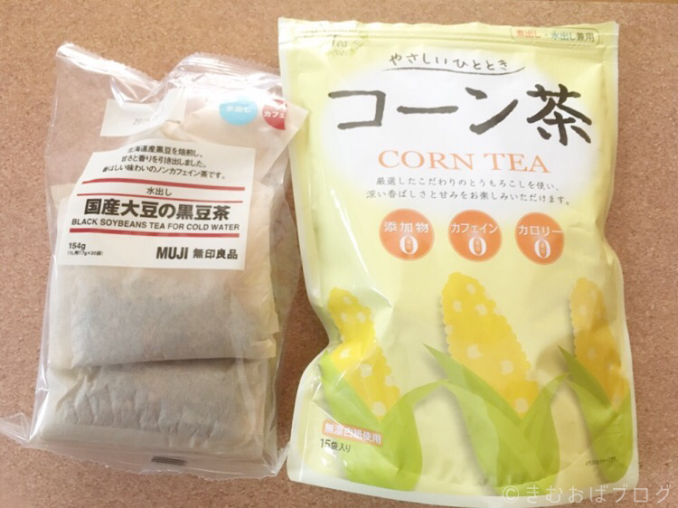 無印良品黒豆茶　カルディコーン茶