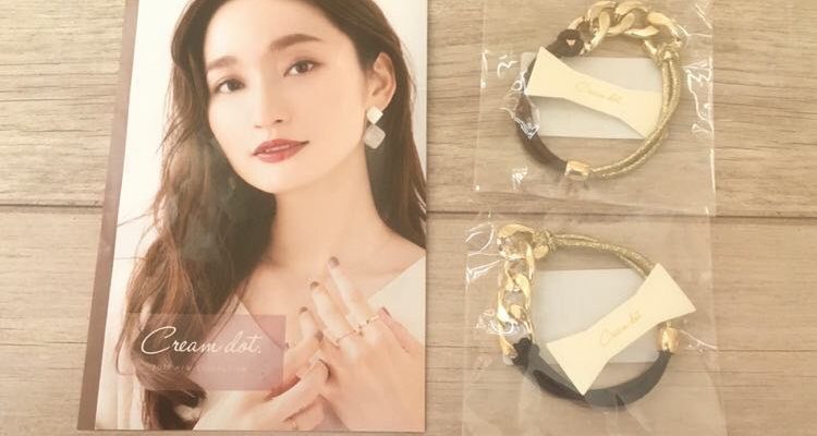cream.dot ブレスレット型ヘアゴム